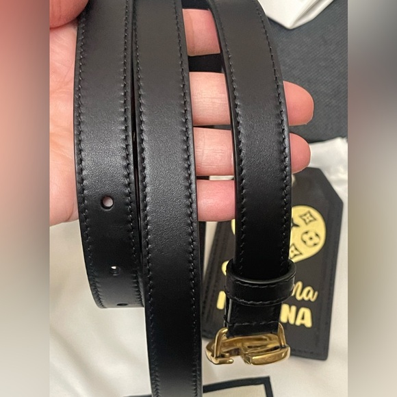 Gucci GG Marmont Gold-tone thin Belt Sz. 90cm - Picture 9 of 16